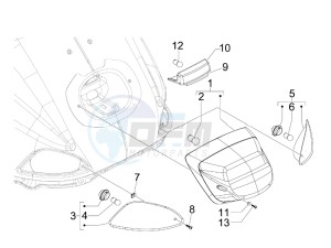 LX 150 4T USA drawing Tail light - Turn signal lamps