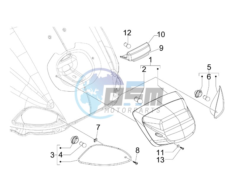 Tail light - Turn signal lamps