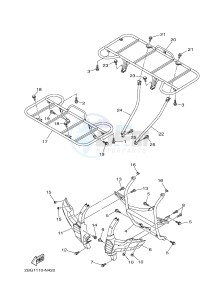 YFM700FWAD YFM700PSF GRIZZLY 700 EPS (B38A) drawing GUARD