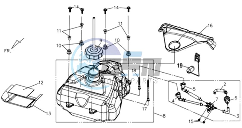 FUEL TANK - FUEL CUT