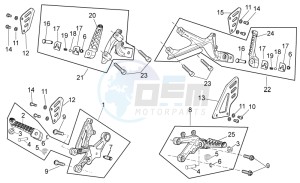 TUONO 1100 V4 RF E4 ABS (APAC) drawing Foot rests