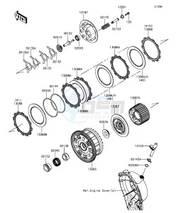 NINJA ZX-10R ABS ZX1000SGFA XX (EU ME A(FRICA) drawing Clutch