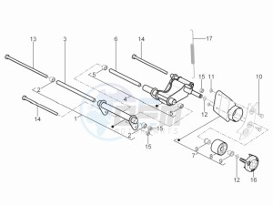 Typhoon 125 4t 2v e3 (USA) USA drawing Swinging arm