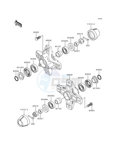 KEF 300 A [LAKOTA 300] (A2-A5) [LAKOTA 300] drawing FRONT HUB