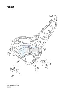 GSF-1250 BANDIT EU drawing FRAME