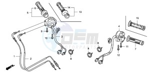 CBF1000 drawing SWITCH/CABLE