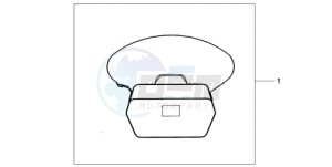 CBF600NA9 France - (F / ABS CMF) drawing INNERBAG TOPBOX