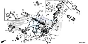 CBR1000S1 2ED - (2ED) drawing WIRE HARNESS