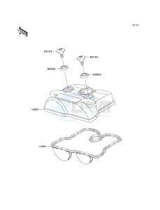 KX 250 N [KX250F](N2) N2 drawing CYLINDER HEAD COVER