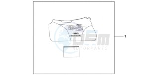 CBR1000RR9 KO / HRC MK drawing INDOOR BODY COVER