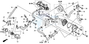 FJS600D 400 SILVER WING drawing WATER PUMP