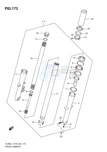 VL800 (E3-E28) VOLUSIA drawing FRONT DAMPER