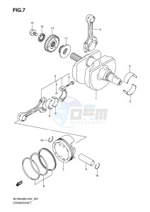 SFV650 (E2) Gladius drawing CRANKSHAFT