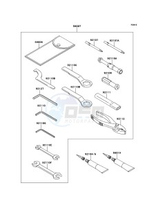 ER-6f EX650A8F GB XX (EU ME A(FRICA) drawing Owner's Tools