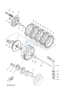 YZF-R125 R125 (5D78 5D78 5D78 5D78) drawing CLUTCH