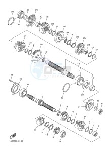 YZF-R1 YZF-R1M 998 R1 (2SG5 2SG6) drawing TRANSMISSION