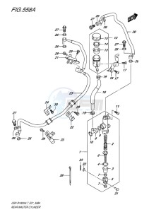 GSX-R1000 EU drawing REAR MASTER CYLINDER