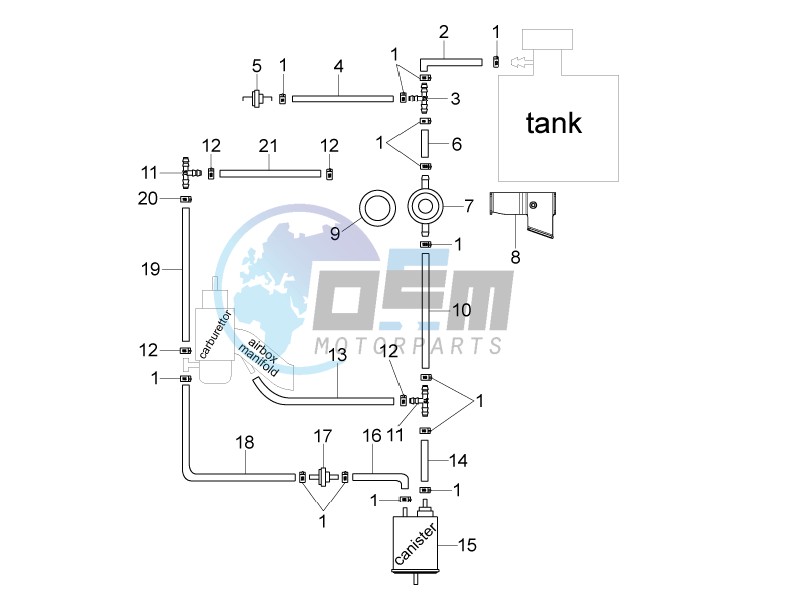 Anti-percolation system