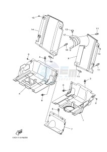 YXM700E YXM700PHE MP 700 EPS (1XP9) drawing SIDE COVER 2