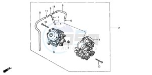 VT750C2 drawing CARBURETOR (ASSY.)