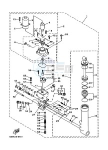 F25A drawing POWER-TILT-ASSEMBLY