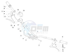 LXV 150 (NAFTA) drawing Handlebars - Master cil.