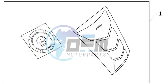 TANKPAD / FUEL LID COVER