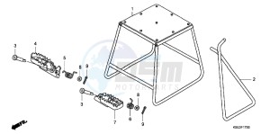 CRF150RC drawing STAND/ STEP