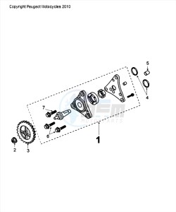 DJANGO 50 4T EVASION drawing OIL PUMP