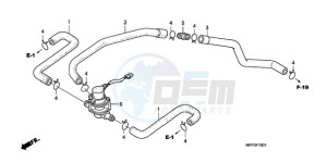 CB1300SA9 Europe Direct - (ED / ABS BCT MME TWO TY2) drawing AIR INJECTION CONTROL VALVE