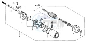 TRX680FA drawing STARTING MOTOR