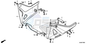 VFR800XF CrossRunner 2ED drawing LOWER COWL