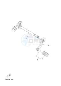 XT660Z TENERE (2BD3) drawing SHIFT SHAFT