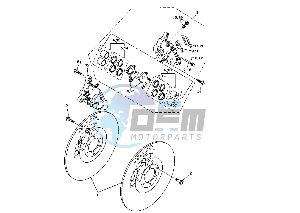 FRONT BRAKE CALIPER