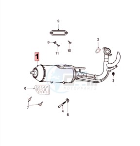 LUDIX 10 RLA drawing EXHAUST