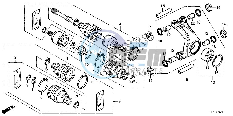 REAR KNUCKLE/ REAR DRIVE SHAFT