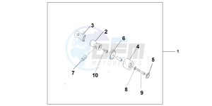 CB900F CB900 HORNET drawing ENG.GUARD