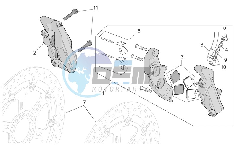 Front brake caliper II