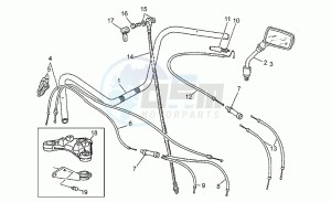 California III 1000 Carburatori Carburatori drawing Handlebar-classic version