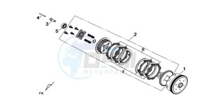 WOLF 125 EFI drawing CLUTCH