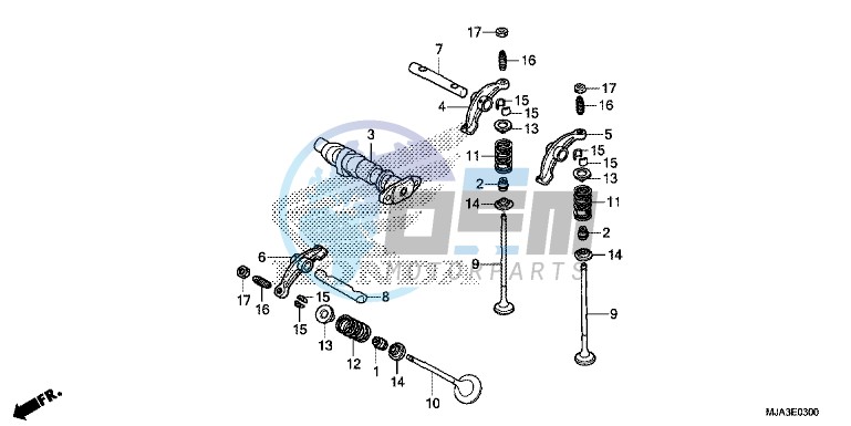 CAMSHAFT VALVE (FRONT)