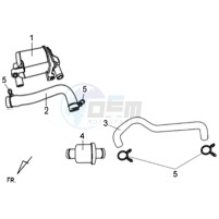 ORBIT II 50 TS drawing A.I.A.C/A.I.C.V ASSY