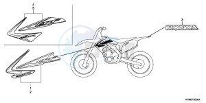 CRF250RC drawing MARK