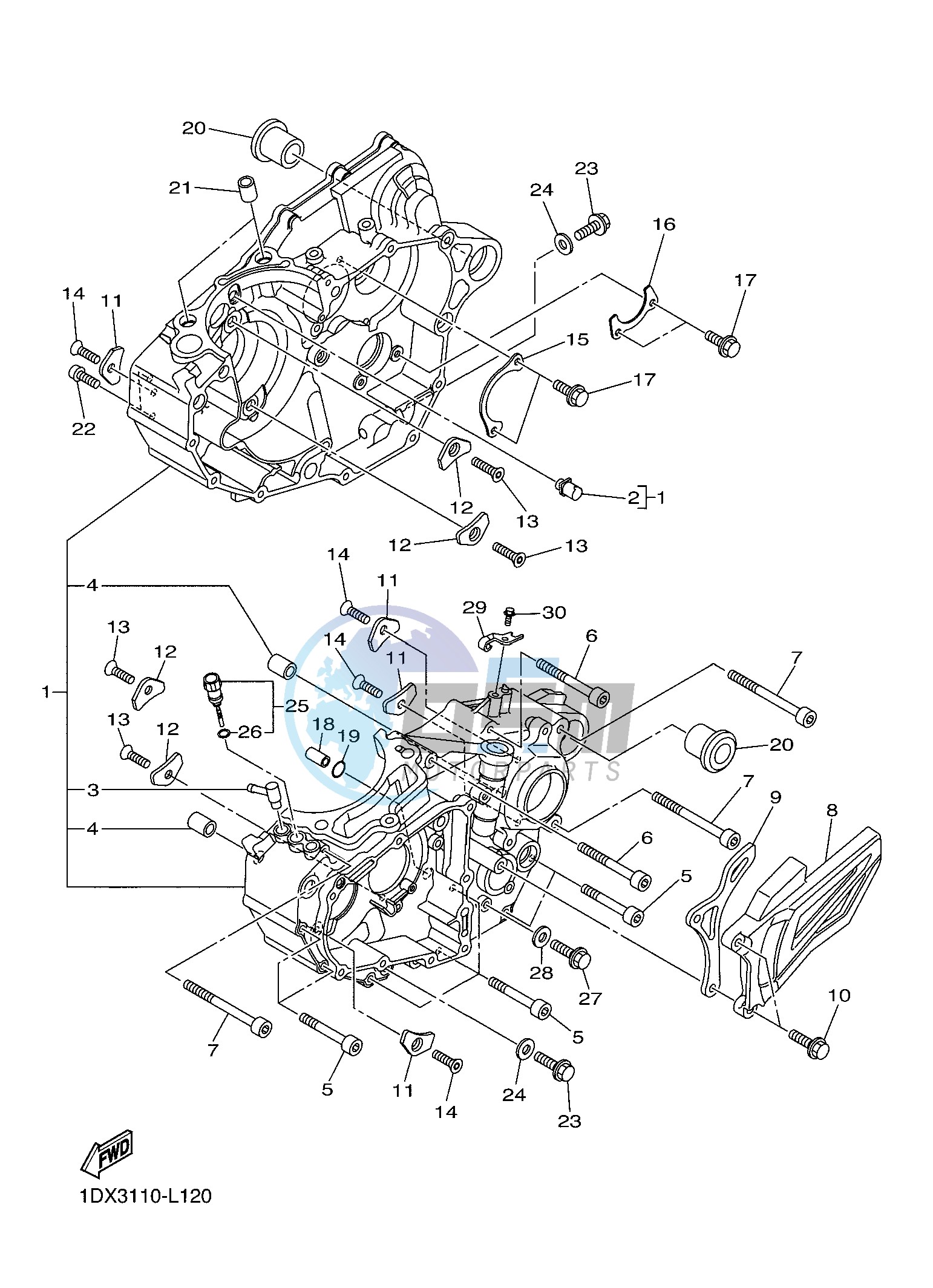 CRANKCASE CARTER