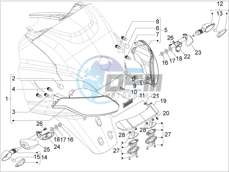 Tail light - Turn signal lamps