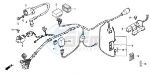 CG125 drawing WIRE HARNESS (2)