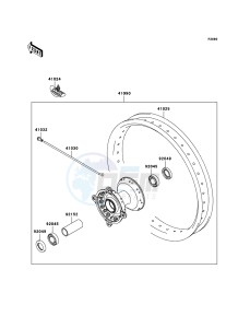 KX125 KX125M7F EU drawing Optional Parts