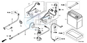 CBR650FAG CBR650F 6ED - (6ED) drawing BATTERY