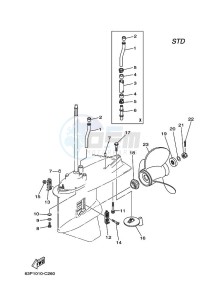 F150A drawing PROPELLER-HOUSING-AND-TRANSMISSION-2