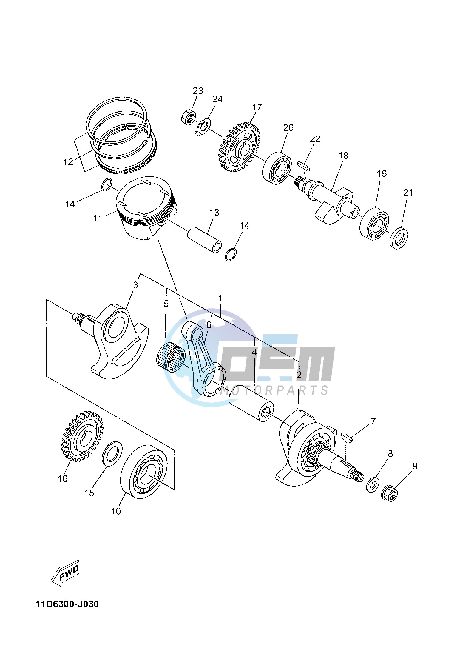 CRANKSHAFT & PISTON